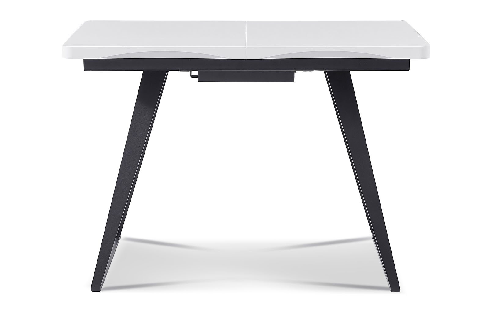 Стол обеденный Frank-White-Black 110-140