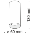 Потолочный накладной светильник Focus C010CL-01MG