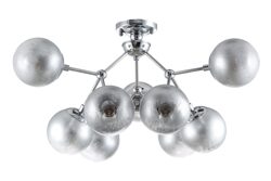 Потолочная люстра Crystal Lux Medea PL9 Chrome