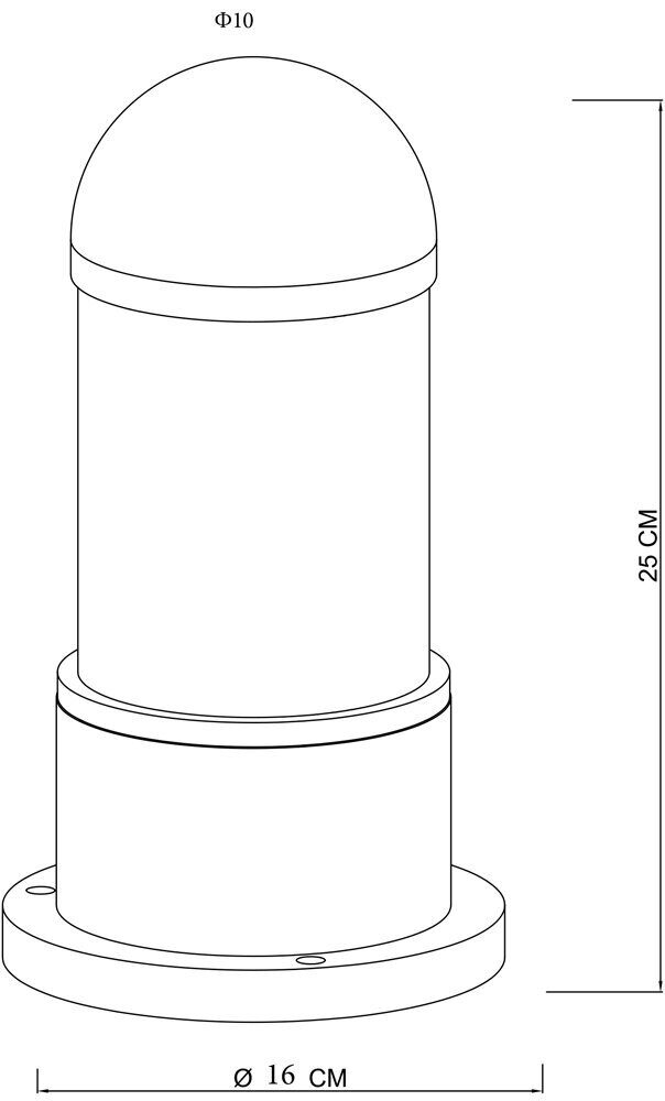 Ландшафтный светильник Arte Lamp Coppia A5217FN-1BK